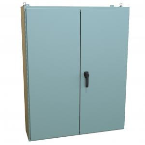Hammond Manufacturing 1422B12 Type 12 Mild Steel Two Door Floormount Enclosure