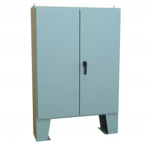 Hammond Manufacturing 1422B12F Type 12 Mild Steel Two Door Floormount Enclosure