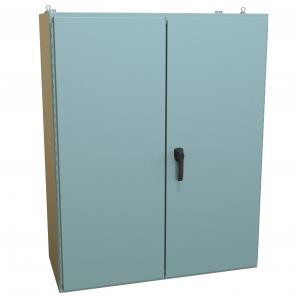 Hammond Manufacturing 1422B20 Type 12 Mild Steel Two Door Floormount Enclosure