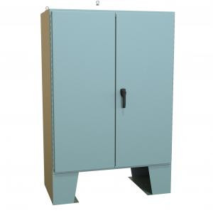 Hammond Manufacturing 1422B24F Type 12 Mild Steel Two Door Floormount Enclosure