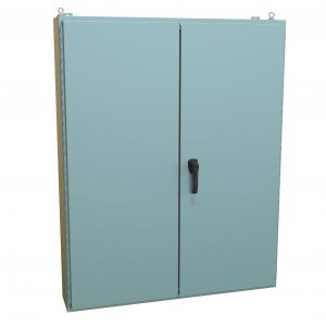 Hammond Manufacturing 1422B8 Type 12 Mild Steel Two Door Floormount Enclosure