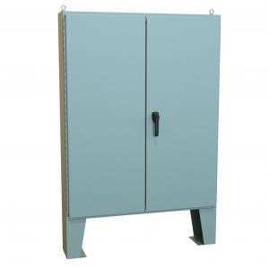 Hammond Manufacturing 1422B8F Type 12 Mild Steel Two Door Floormount Enclosure