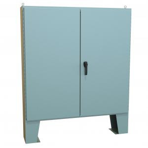 Hammond Manufacturing 1422D10F Type 12 Mild Steel Two Door Floormount Enclosure