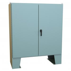 Hammond Manufacturing 1422D24F Type 12 Mild Steel Two Door Floormount Enclosure