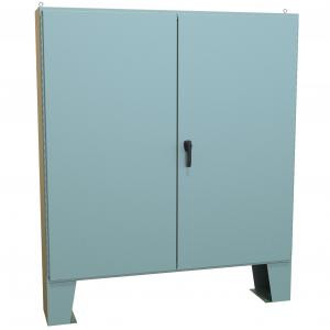 Hammond Manufacturing 1422F12F Type 12 Mild Steel Two Door Floormount Enclosure