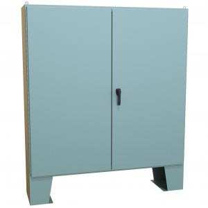 Hammond Manufacturing 1422F16F Type 12 Mild Steel Two Door Floormount Enclosure