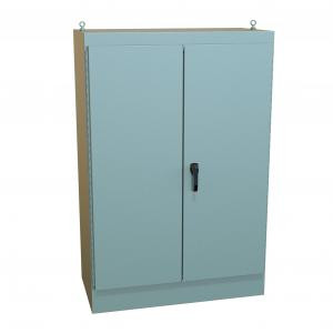 Hammond Manufacturing 1418ZW24 Type 12 Mild Steel Two Door Freestanding Enclosure