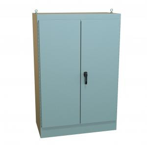 Hammond Manufacturing 1418ZWD24 Type 12 Mild Steel Two Door Freestanding Enclosure