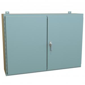 Hammond Manufacturing 1422R10 Type 12 Mild Steel Two Door Wallmount Enclosure