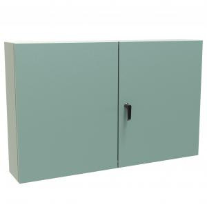 Hammond Manufacturing EN4TD24488GY Type 12 Mild Steel Two Door Wallmount Enclosure