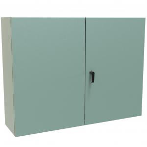 Hammond Manufacturing EN4TD364812GY Type 12 Mild Steel Two Door Wallmount Enclosure