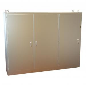 Hammond Manufacturing 3UHD9011924N4SS Type 12 Stainless Steel Three-Door Freestanding Disconnect Enclosure