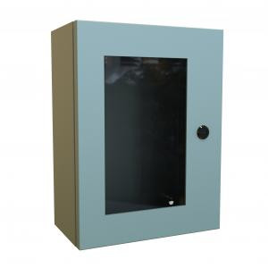 Hammond Manufacturing EN4SD16126WGY Type 4 Hinge Door Mild Steel Wallmount Window Enclosure