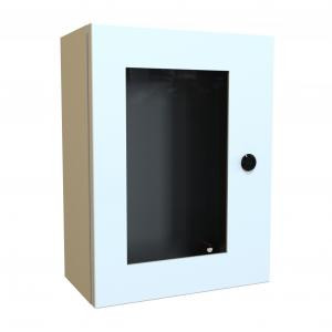 Hammond Manufacturing EN4SD16126WLG Type 4 Hinge Door Mild Steel Wallmount Window Enclosure