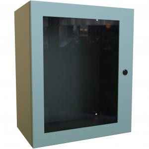 Hammond Manufacturing EN4SD242012WGY Type 4 Hinge Door Mild Steel Wallmount Window Enclosure