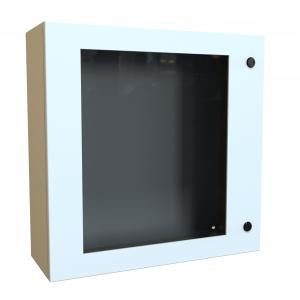 Hammond Manufacturing EN4SD24248WLG Type 4 Hinge Door Mild Steel Wallmount Window Enclosure