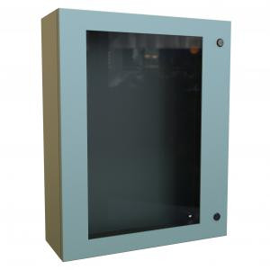 Hammond Manufacturing EN4SD30248WGY Type 4 Hinge Door Mild Steel Wallmount Window Enclosure