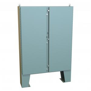 Hammond Manufacturing 1422N4B10F Type 4 Mild Steel Two Door Floormount Enclosure