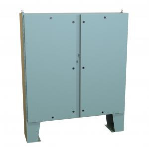 Hammond Manufacturing 1422N4D12FQT Type 4 Mild Steel Two Door Floormount Enclosure