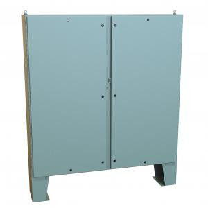 Hammond Manufacturing 1422N4F12FQT Type 4 Mild Steel Two Door Floormount Enclosure