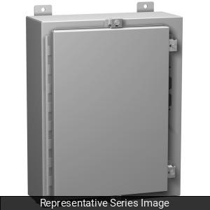 Hammond Manufacturing 1447SN4L12 Type 4 Mild Steel Wallmount Disconnect Enclosure