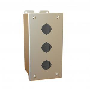 Hammond Manufacturing 1437MSSC Type 4, 4X Stainless Steel Pushbutton Enclosure