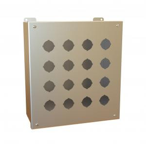 Hammond Manufacturing 1437S16S Type 4, 4X Stainless Steel Pushbutton Enclosure