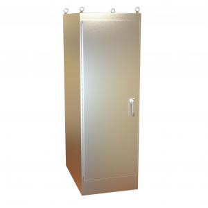 Hammond Manufacturing HN4FS722436DS16 Type 4X Continuous Hinge Door Stainless Steel Dual Access Freestanding Enclosure