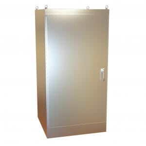 Hammond Manufacturing HN4FS723636DS16 Type 4X Continuous Hinge Door Stainless Steel Dual Access Freestanding Enclosure