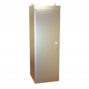 Hammond Manufacturing HN4FS722424SS Type 4X Continuous Hinge Door Stainless Steel Single Access Freestanding Enclosure