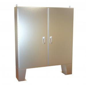 Hammond Manufacturing HN4FM606012SS Type 4X Continuous Hinge Door Stainless Steel Two Door Floormount Enclosure