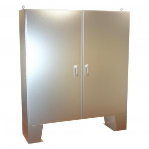 Hammond Manufacturing HN4FM727218S16 Type 4X Continuous Hinge Door Stainless Steel Two Door Floormount Enclosure