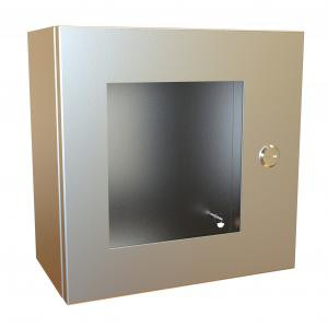 Hammond Manufacturing EN4SD12126WSS Type 4X Hinge Door Stainless Steel Wallmount Window Enclosure