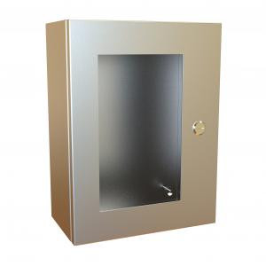 Hammond Manufacturing EN4SD16126WSS Type 4X Hinge Door Stainless Steel Wallmount Window Enclosure