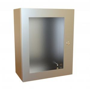 Hammond Manufacturing EN4SD20168WSS Type 4X Hinge Door Stainless Steel Wallmount Window Enclosure