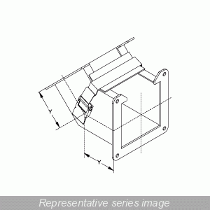Hammond Manufacturing 1485C4P 45 Degree Elbow Inside Opening