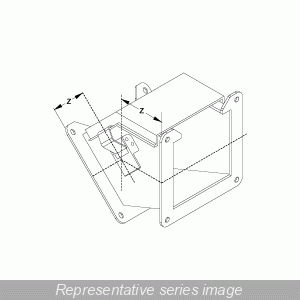 Hammond Manufacturing 1485C4Q 45 Degree Elbow Outside Opening