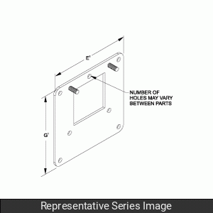Hammond Manufacturing 1487DRESS Stainless Steel Edge Hole Reducer