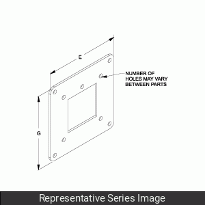 Hammond Manufacturing 1487ERCCSS Stainless Steel Center Hole Reducer