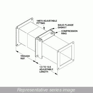 Hammond Manufacturing 1487EX Adjustable Fitting