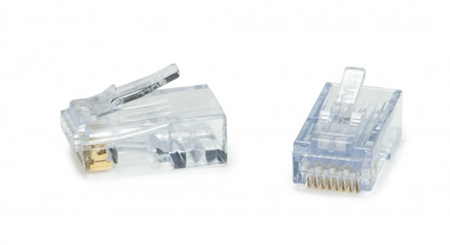 Platinum Tools 100028C  ezEX44 Connectors, Clamshell Pack of 50