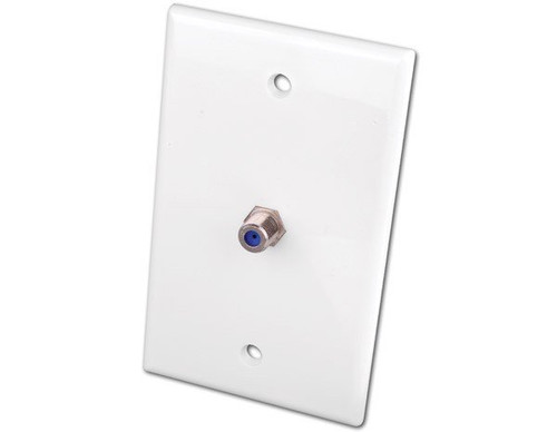 Vanco WP591IX 1GHz Ivory Video Wall Plate