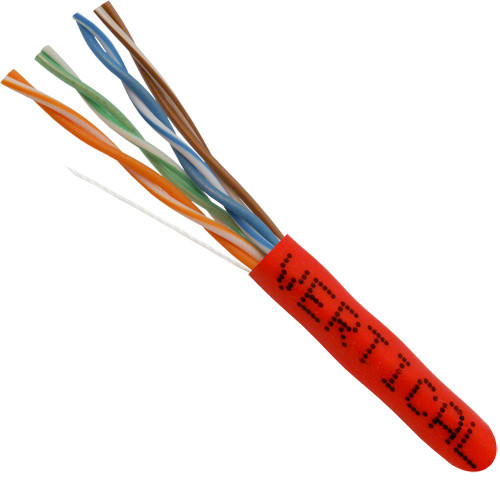 Vertical Cable 054-449/RD Cat5E Riser Red 1000Ft Cable