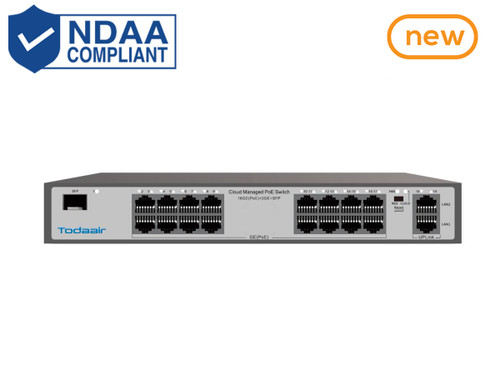 Todaair TD-SW16G-2GFP 16-Port Gigabit PoE switch