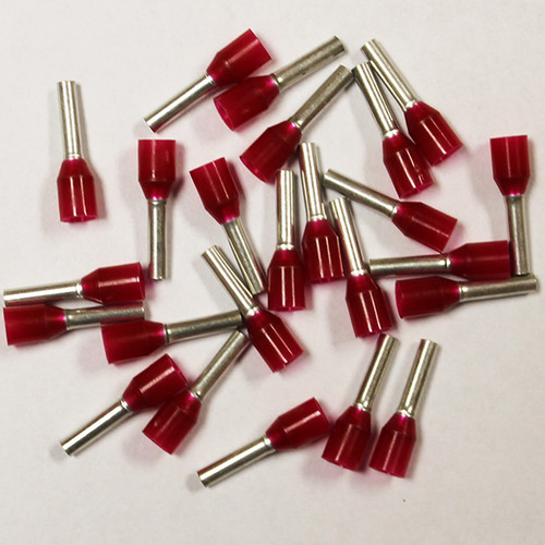 Eclipse 701-016 Red AWG 16 8mm Barrel Wire Ferrule, 500 Pack