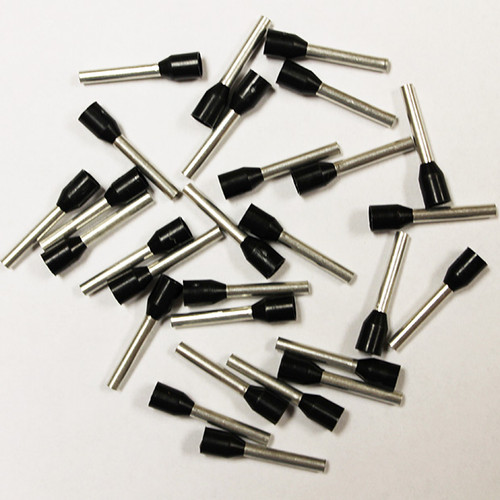 Eclipse 701-138 Black AWG 16 12mm Barrel Wire Ferrule, 500 Pack