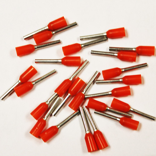 Eclipse 701-028 Orange AWG 20 8mm Barrel Wire Ferrule, 500 Pack