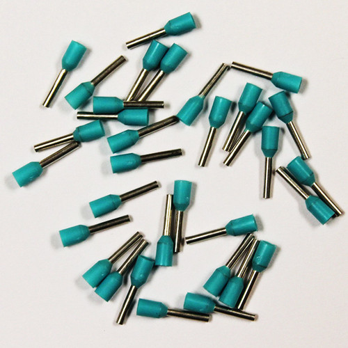 Eclipse 701-026 Turquoise AWG 22 6mm Barrel Wire Ferrule, 500 Pack