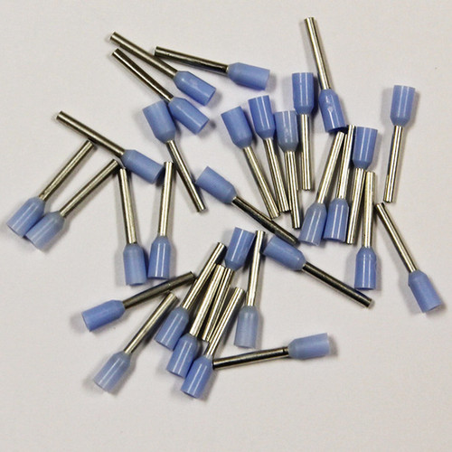 Eclipse 701-007 Light Blue AWG 24 8mm Barrel Wire Ferrule, 500 Pack