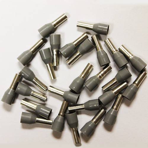 Eclipse 701-035 Gray AWG 12 8mm Barrel Wire Ferrule, 500 Pack